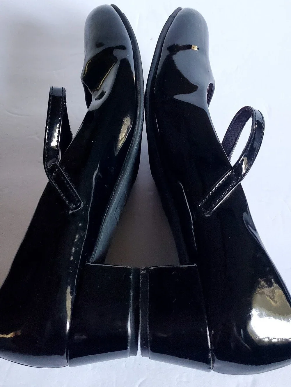 Sonoma Black Patent Mary Jane Flats with Buckle Strap Girls Size 5M